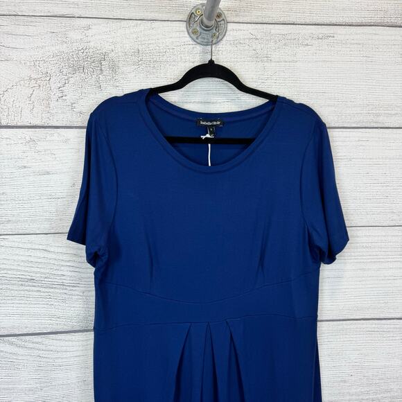 Isabella Oliver Maternity Midnight Blue Catherine Dress Size 12/14 - Picture 2 of 11